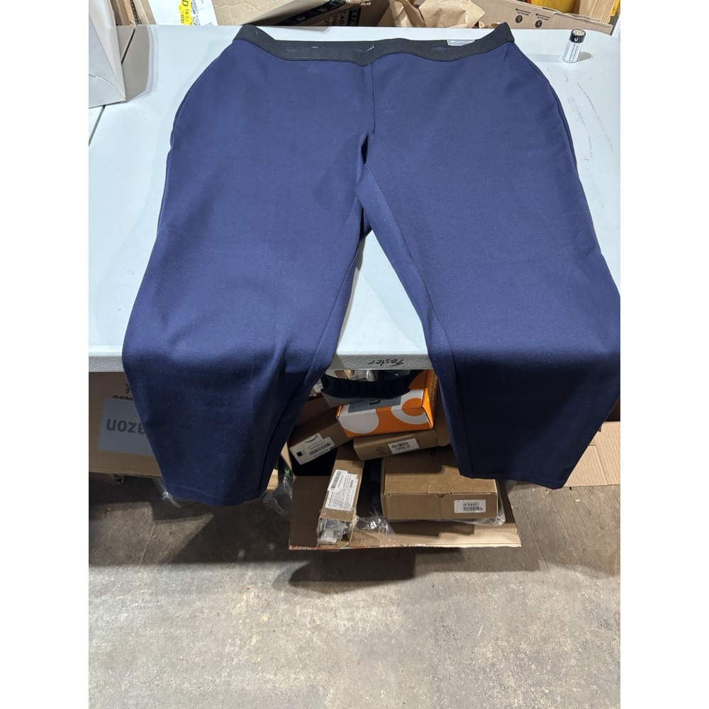 Talbots Soho ankle pants, navy, scuba knit, 20, classic, minimalist, workwearNWT